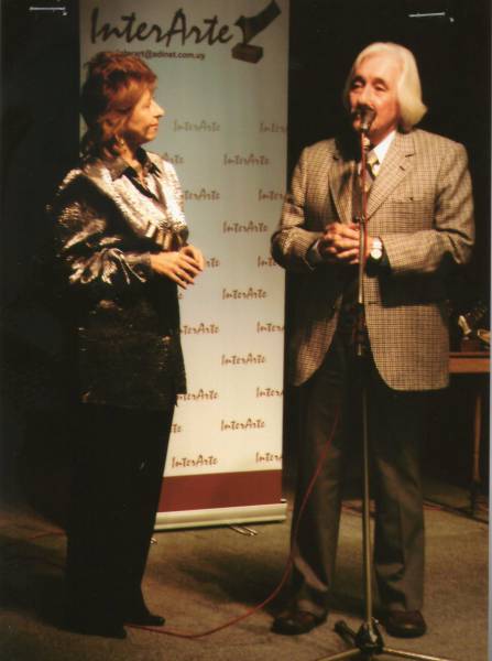 Raquel Boldorini y Mtro. Federico García Vigil Premios ALAS 2008