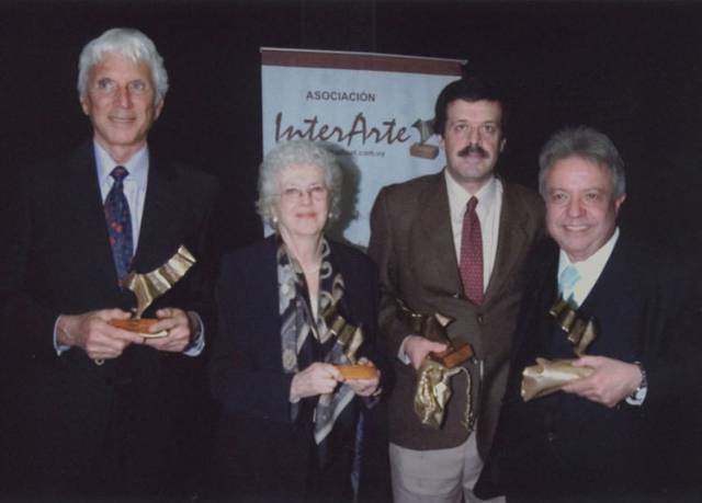 Los homenajeados con el Premio Alas 2009
